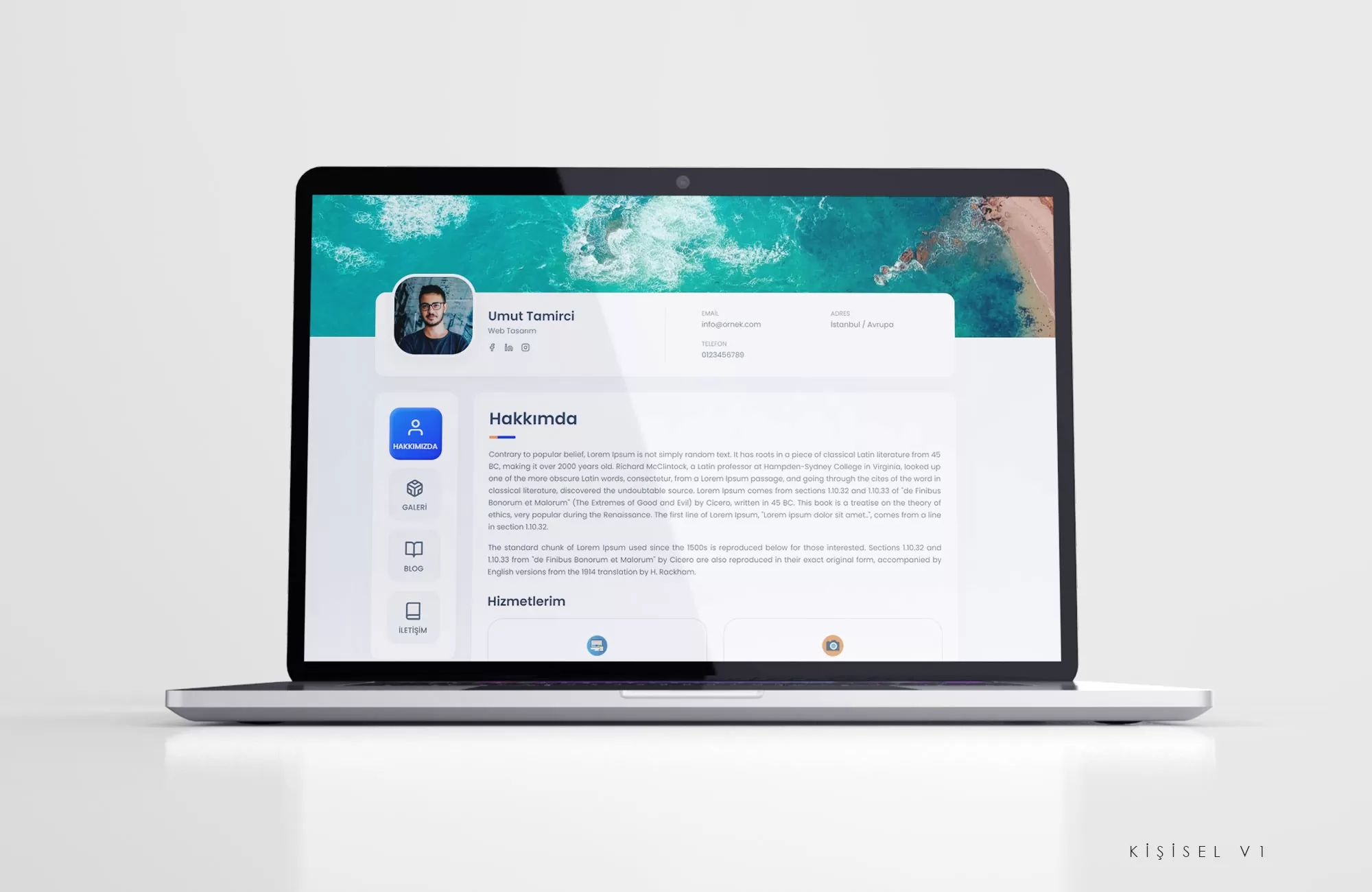 Kişisel Web Site Scripti v1